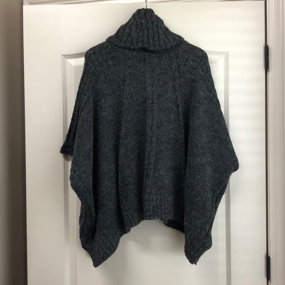 Sole Society Look By M Fringe Turtleneck Poncho - Picture 3 of 7